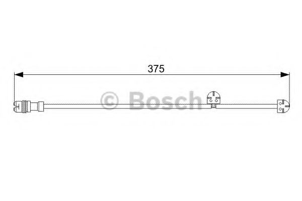 BOSCH 1987473024 Скоба тормозного суппорта для PORSCHE