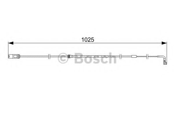 BOSCH 1987473026 Датчик износа тормозных колодок BOSCH для BMW
