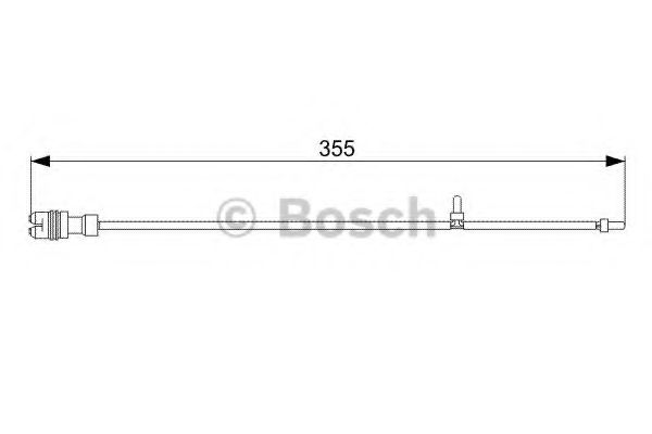BOSCH 1987473034 Скоба тормозного суппорта для PORSCHE CAYMAN