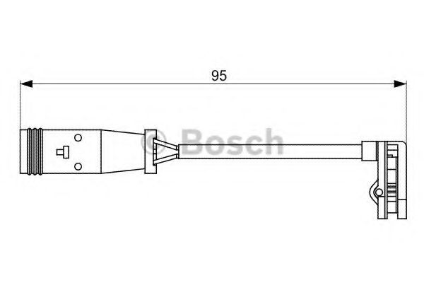 BOSCH 1987473036 Тормозные колодки BOSCH для MERCEDES-BENZ