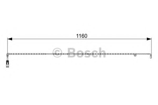 BOSCH 1987473055 Тормозные колодки BOSCH для LAND ROVER
