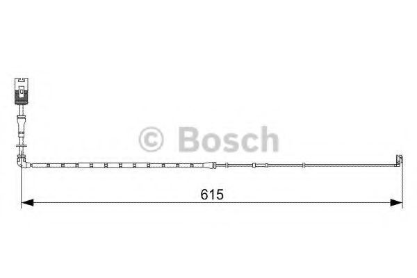 BOSCH 1987473056 Тормозные колодки BOSCH для LAND ROVER