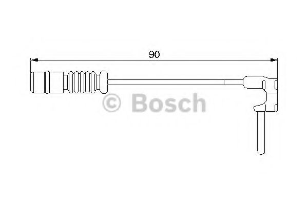 BOSCH 1987474901 Скобы тормозных колодок для MERCEDES-BENZ S-CLASS