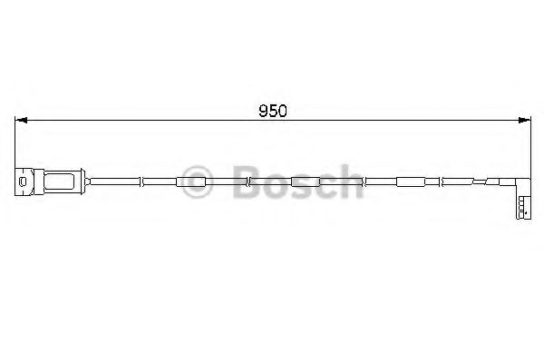 BOSCH 1987474928 Датчик износа тормозных колодок для OPEL