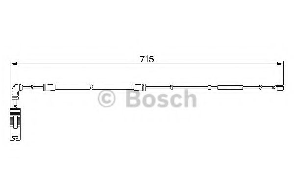 BOSCH 1987474946 Датчик износа тормозных колодок BOSCH для BMW