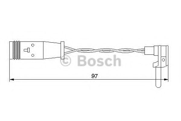 BOSCH 1987474966 Тормозные колодки для MERCEDES-BENZ CLC-CLASS