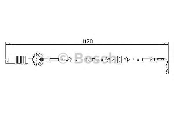 BOSCH 1987474999 Сигнализатор, износ тормозных колодок BOSCH 1987474999 Сигнализатор, износ тормозных колодок