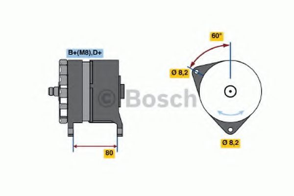 0 120 468 042 BOSCH Генератор 0 120 468 042 BOSCH Генератор