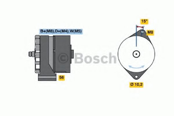 0 120 469 850 BOSCH Генератор 0 120 469 850 BOSCH Генератор