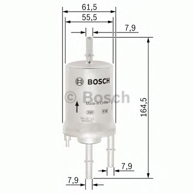BOSCH 0450905959 Топливный фильтр для AUDI A1