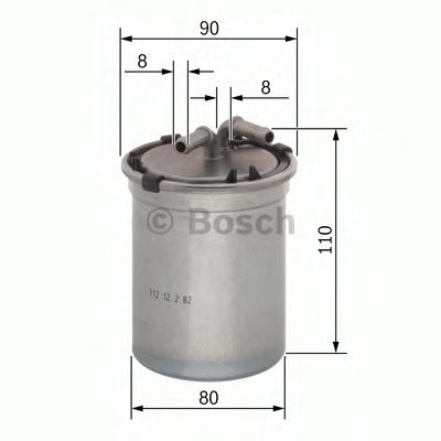 BOSCH 0450906500 Топливный фильтр для AUDI A1