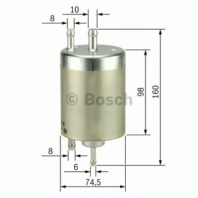 BOSCH 0450915003 Топливный фильтр для MERCEDES-BENZ SLK