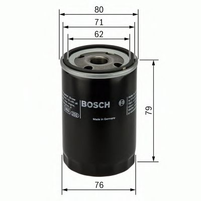 BOSCH 0451102056 Масляный фильтр BOSCH для OPEL