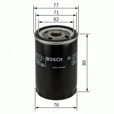 BOSCH 0451103079 Масляный фильтр для OPEL ASTRA F универсал (51, 52)