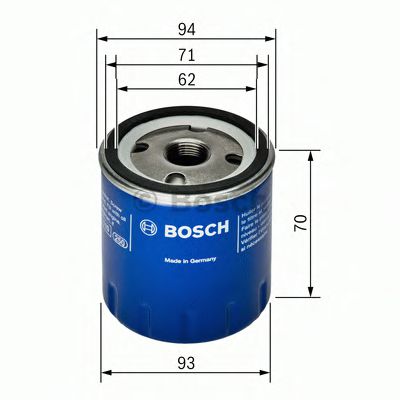 BOSCH 0451103093 Масляный фильтр BOSCH для OPEL