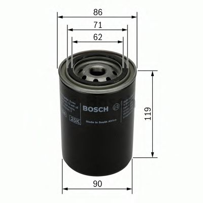 BOSCH 0451103240 Масляный фильтр BOSCH для RENAULT