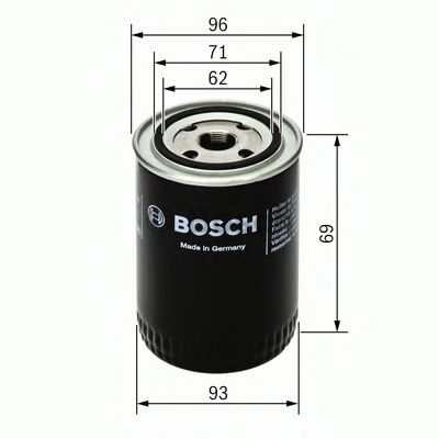 BOSCH 0451103274 Масляный фильтр BOSCH для MOSKVICH