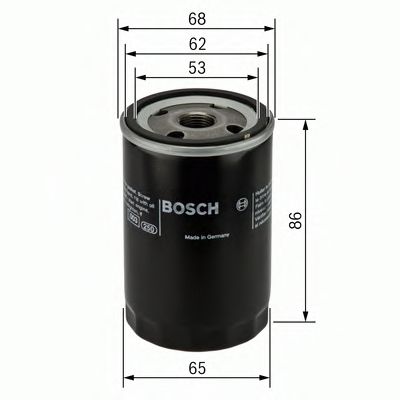 BOSCH 0451103276 Масляный фильтр для SUZUKI SX4 (GY)