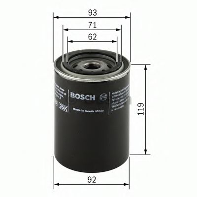 BOSCH 0451103278 Масляный фильтр для JAGUAR XJS