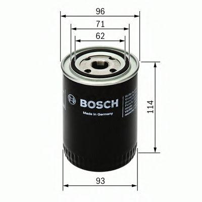 BOSCH 0451103313 Масляный фильтр для AUDI