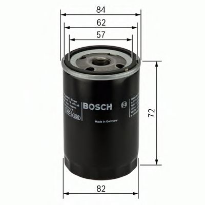 BOSCH 0451103316 Масляный фильтр для MITSUBISHI 3000GT