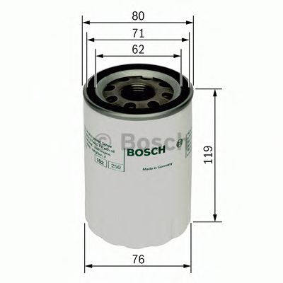 BOSCH 0451103335 Масляный фильтр для JAGUAR S-TYPE