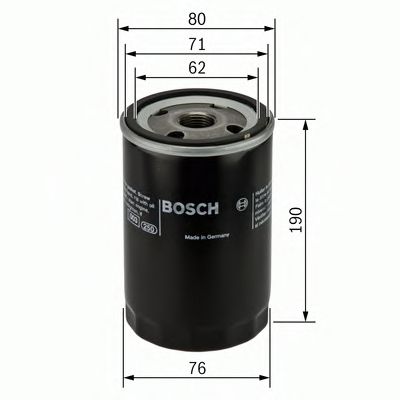 BOSCH 0451103348 Масляный фильтр BOSCH для AUDI