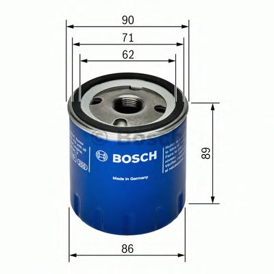 BOSCH 0451103353 Масляный фильтр для RENAULT EXTRA