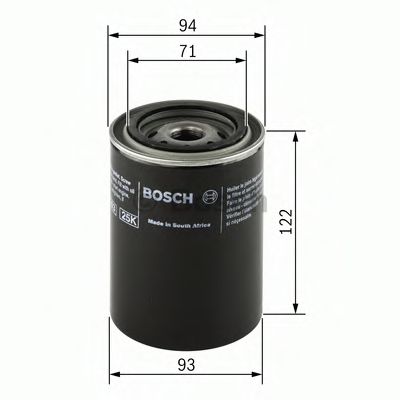 BOSCH 0451103357 Масляный фильтр для NISSAN NAVARA (D22)