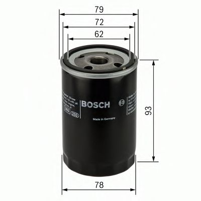 BOSCH 0451103363 Масляный фильтр для CHRYSLER PT CRUISER