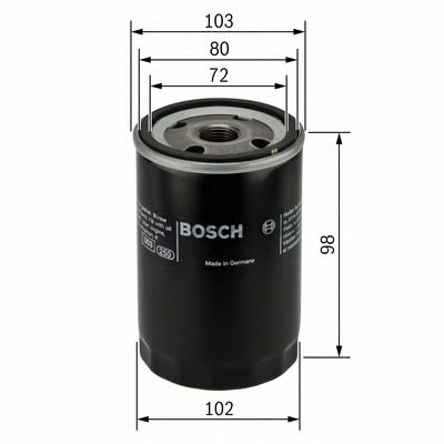 BOSCH 0451103365 Масляный фильтр для DAIHATSU DELTA