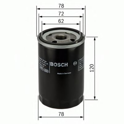 BOSCH 0451103369 Масляный фильтр BOSCH для JAGUAR