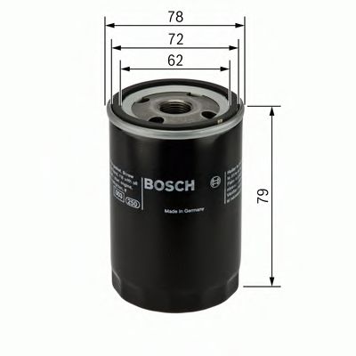 BOSCH 0451103370 Масляный фильтр для CHEVROLET CAPTIVA