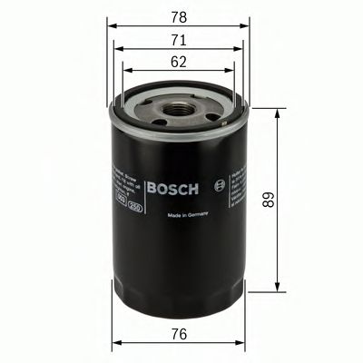BOSCH 0451104026 Масляный фильтр для ROVER COUPE