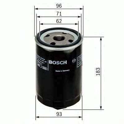 BOSCH 0451203087 Масляный фильтр для VOLVO 940 2 универсал (945)