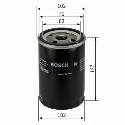 BOSCH 0451203152 Масляный фильтр для GAZ SADKO