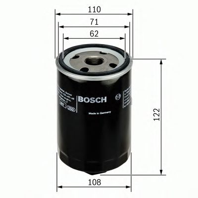 BOSCH 0451203223 Масляный фильтр для AUDI 100