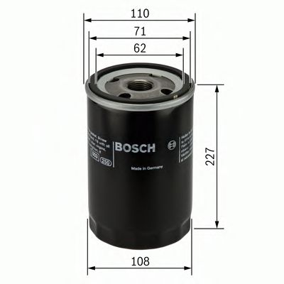 BOSCH 0451301156 Масляный фильтр BOSCH для IVECO