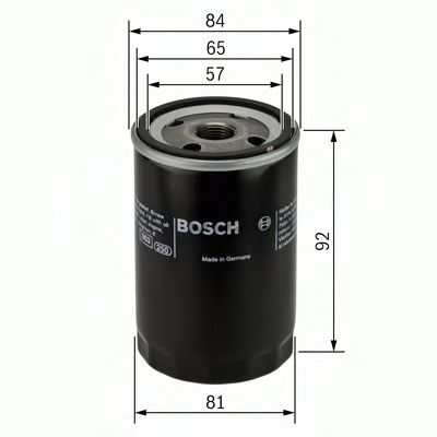 BOSCH 0986452036 Масляный фильтр для HONDA CITY