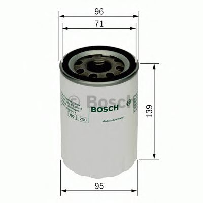 BOSCH 0986452046 Масляный фильтр BOSCH для NISSAN