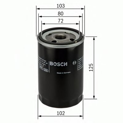 BOSCH 0986452062 Масляный фильтр BOSCH для FORD