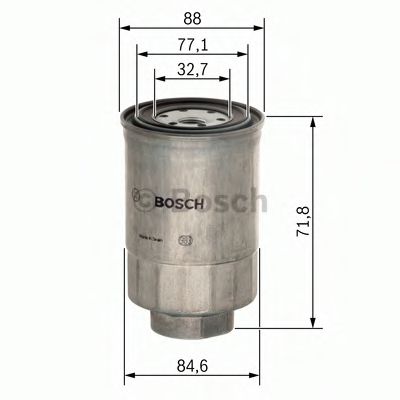 BOSCH 1457434201 Топливный фильтр для IVECO