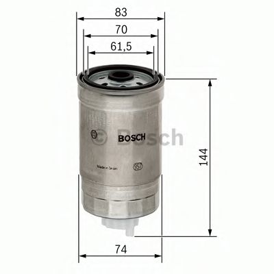 BOSCH 1457434322 Топливный фильтр BOSCH 1457434322 Топливный фильтр