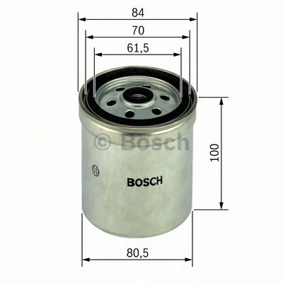 BOSCH 1457434331 Топливный фильтр BOSCH для SSANGYONG MUSSO