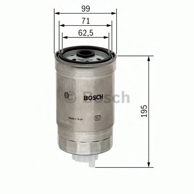 BOSCH 1457434402 Топливный фильтр для IVECO