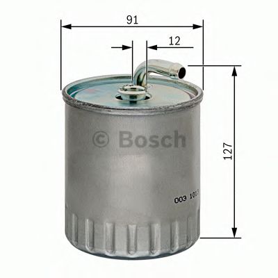 BOSCH 1457434416 Топливный фильтр для MERCEDES-BENZ M-CLASS