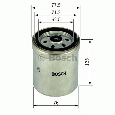 BOSCH 1457434432 Топливный фильтр для IVECO