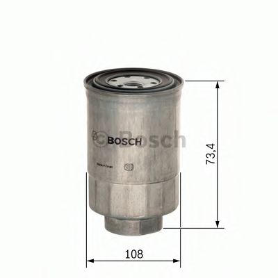 BOSCH 1457434450 Топливный фильтр для DODGE