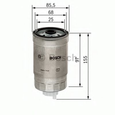 BOSCH F026402048 Топливный фильтр для FIAT STILO