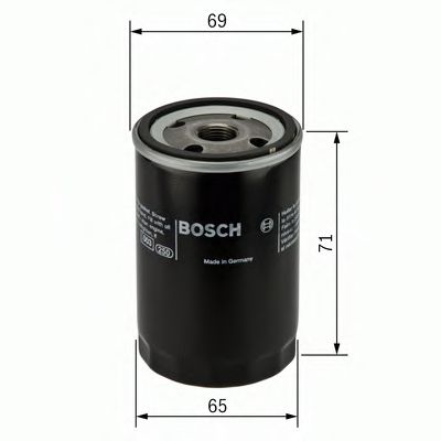 BOSCH F026407001 Масляный фильтр для NISSAN QASHQAI